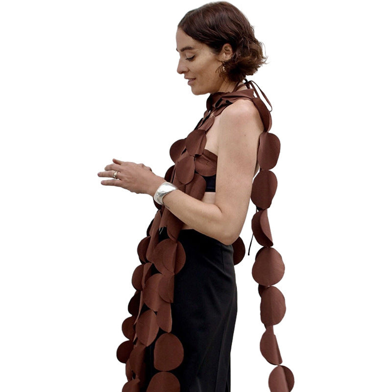 Fashion Street Shooting Sexy Sleeveless Backless Hollow Dress